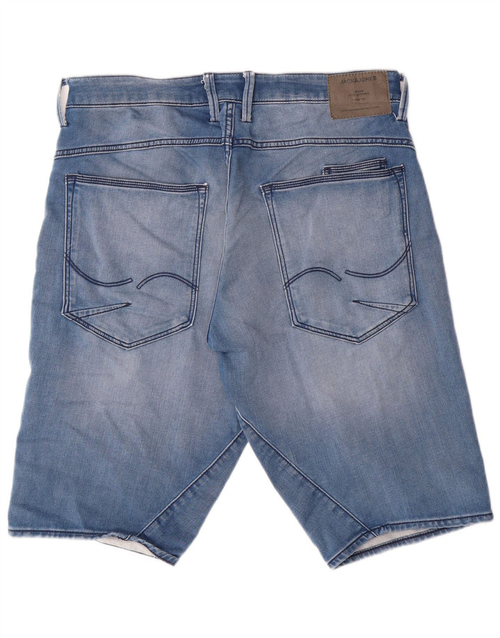 JACK & JONES Mens Denim Shorts Medium W32  Blue Cotton