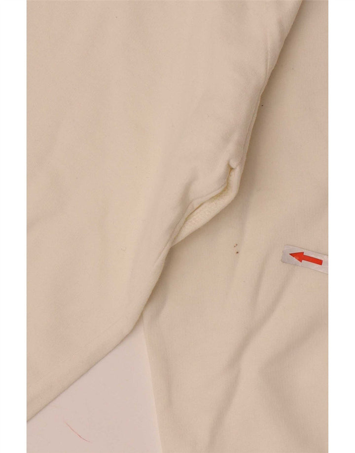 North Sails Mens Graphic Sweatshirt Jumper Medium White Cotton