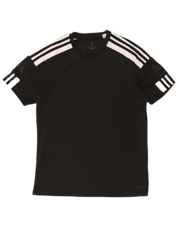 Adidas Mens Aeroready T-Shirt Top Medium Black Colourblock Polyester