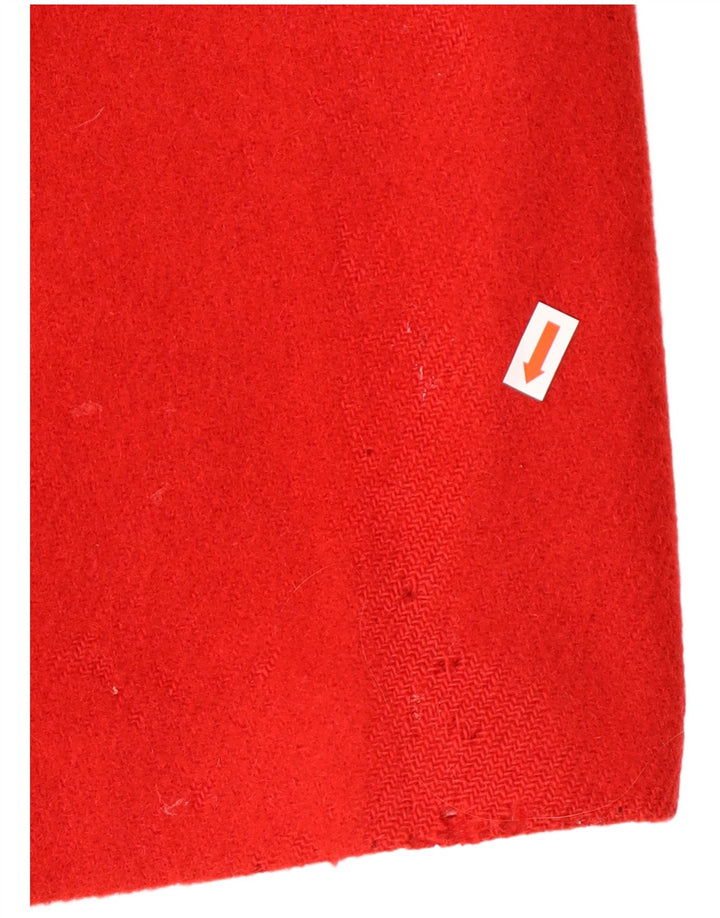 VINTAGE Womens Overcoat UK 16 Large Red