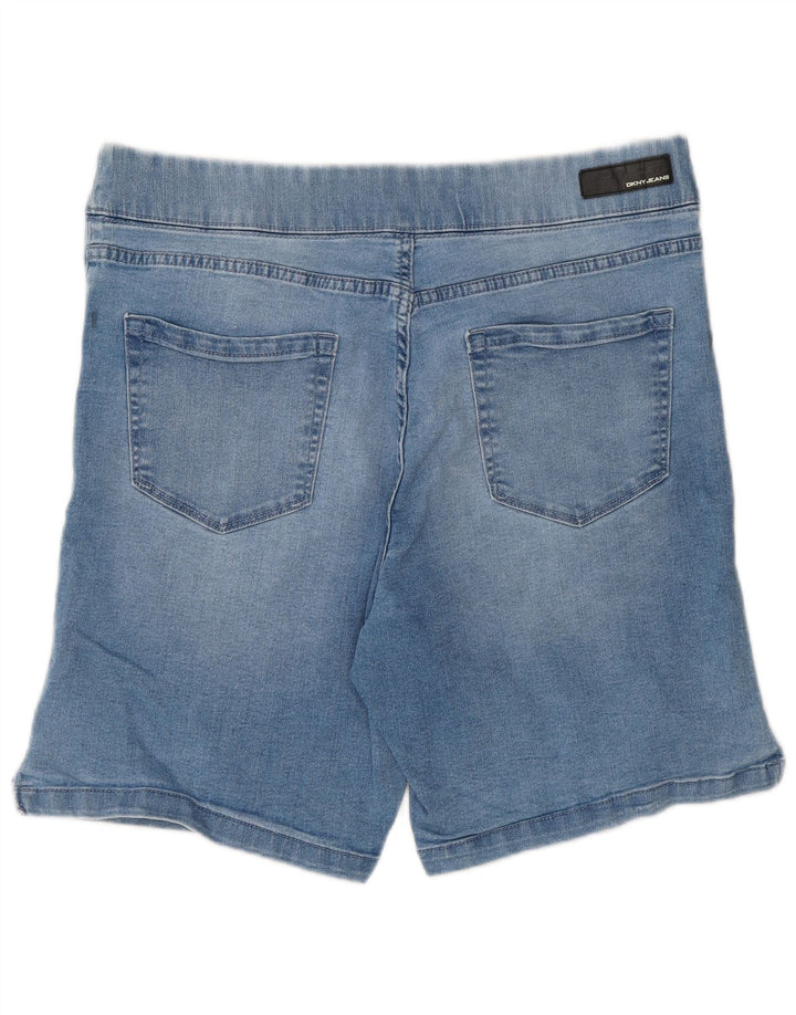 DKNY Womens Denim Shorts Large W34  Blue Cotton