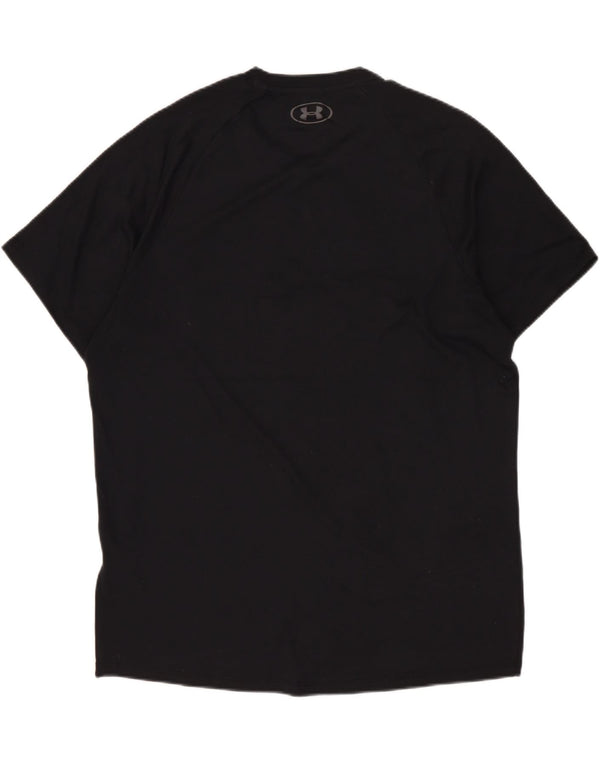 Under Armour Mens T-Shirt Top Small Black Polyester