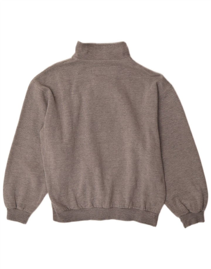 DIADORA Womens Oversized Graphic Sweatshirt Jumper UK 14 Medium Grey