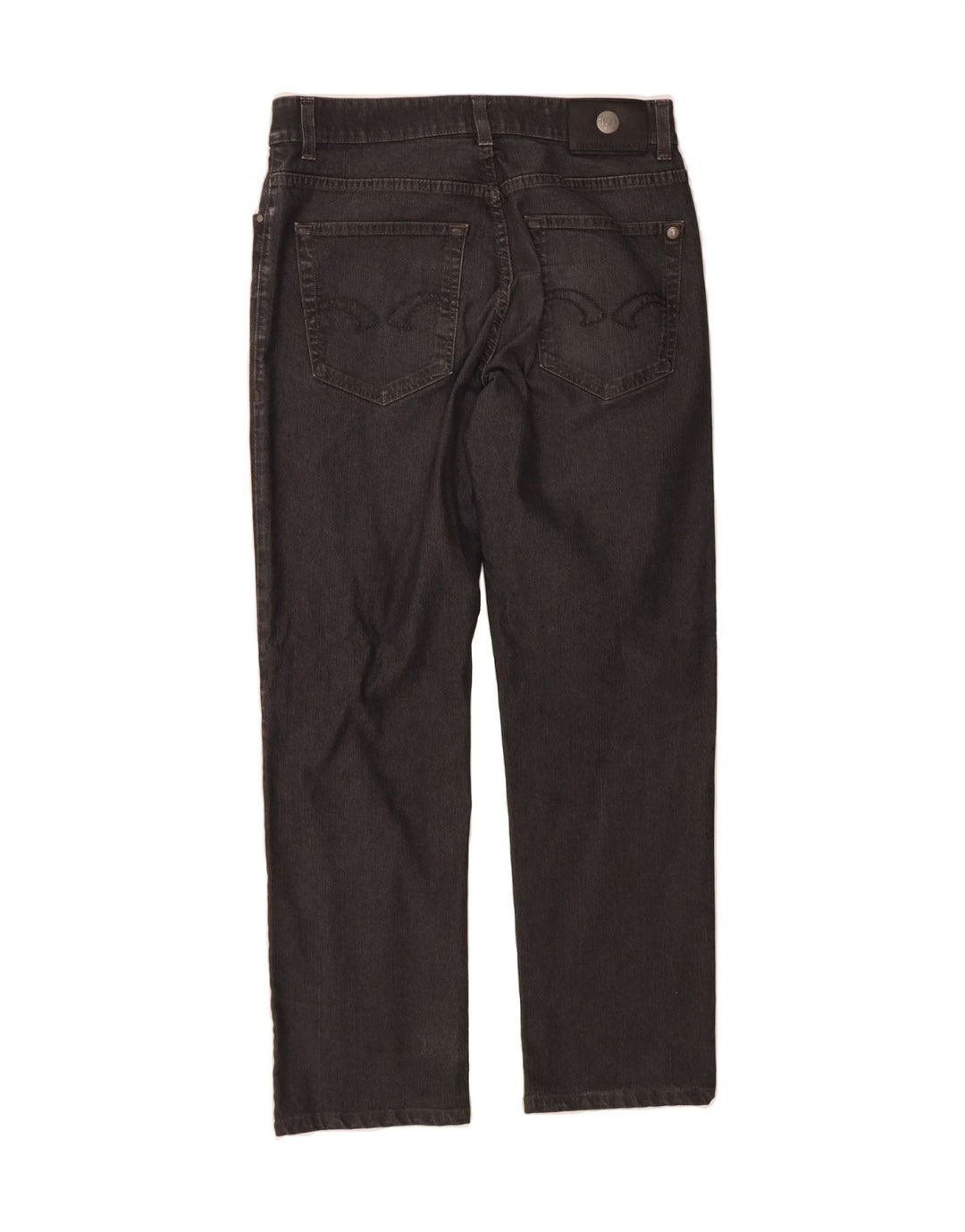 TRUSSARDI Mens Straight Jeans W31 L29 Grey Cotton Vintage Trussardi and Second-Hand Trussardi from Messina Hembry 