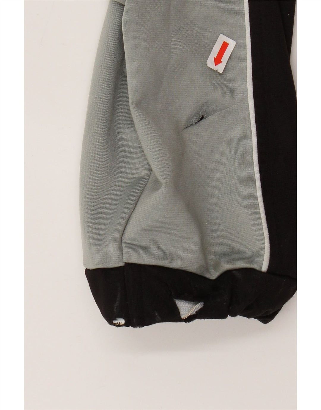 ASICS Mens Zip Hoodie Sweater XL Grey Colourblock