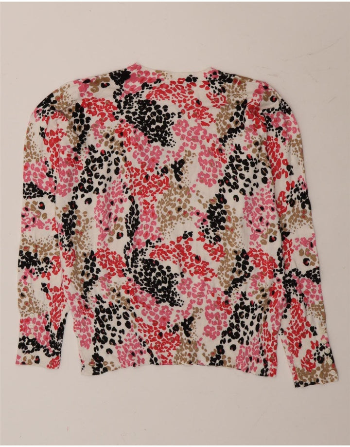 Marks & Spencer Womens Crew Neck Jumper Sweater UK 14 Large Multicoloured