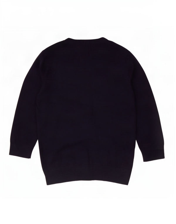 Phase Eight Womens 3/4 Sleeve Cardigan Sweater UK 10 Small Navy Blue