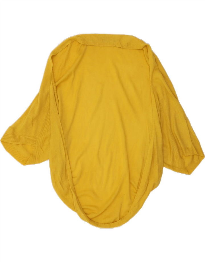 OASIS Womens Poncho Jumper One Size Yellow Vintage Oasis and Second-Hand Oasis from Messina Hembry 