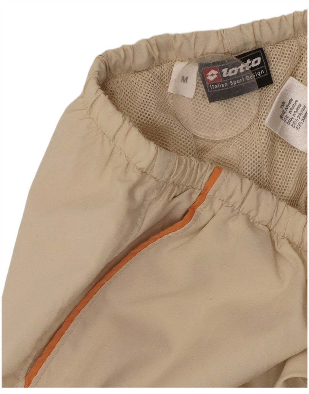 Lotto Mens Tracksuit Trousers Medium Beige Polyester