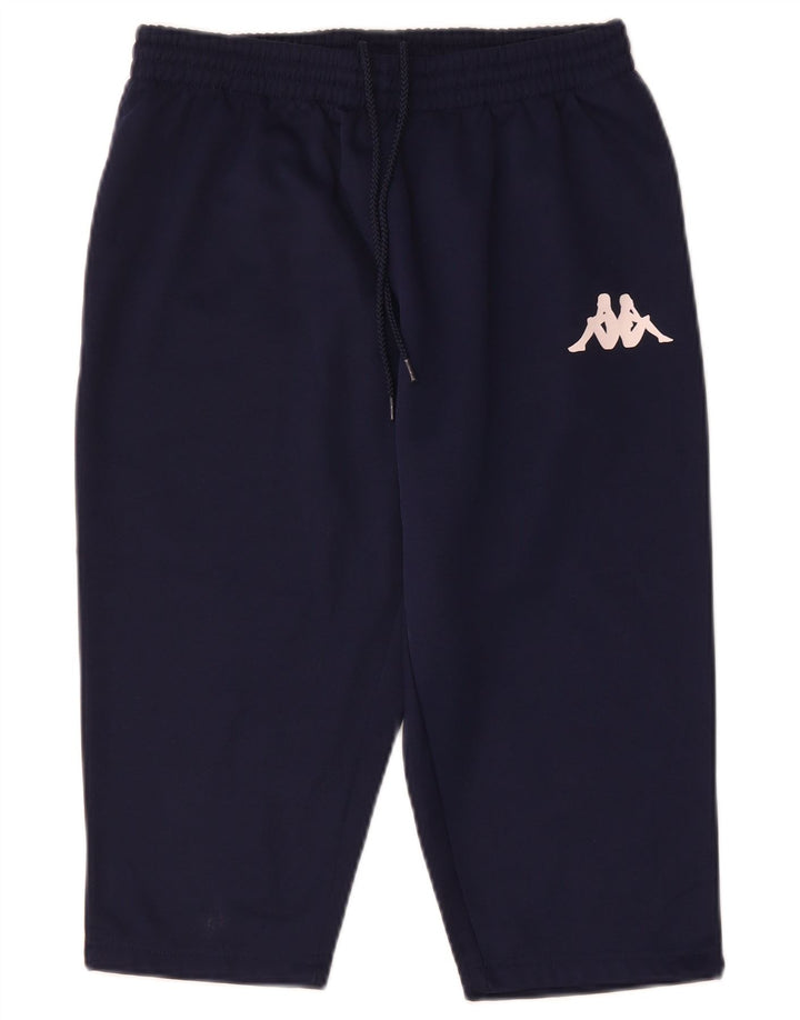 KAPPA Mens Bermuda Sport Shorts Medium  Navy Blue Polyester
