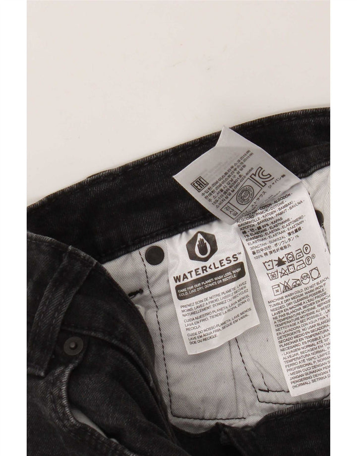 Levi's Mens Slim Jeans W30 L29 Black Cotton