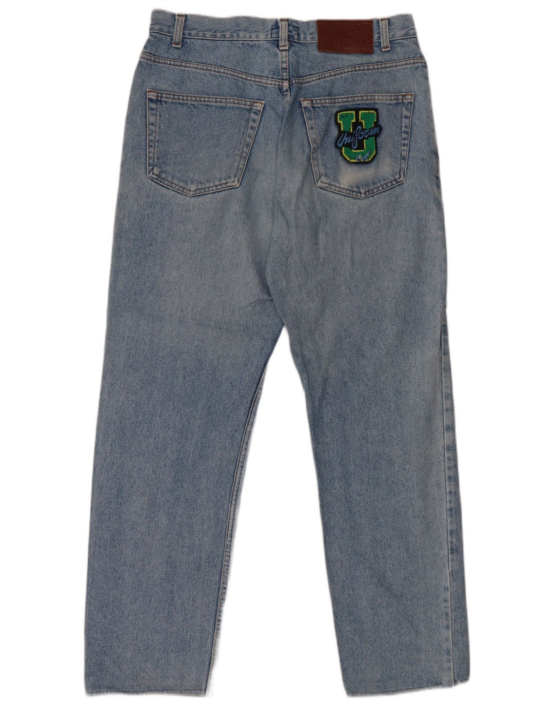 UNIFORM Mens Straight Jeans W32 L30 Blue