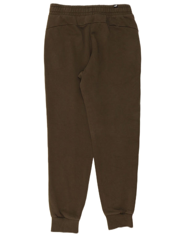 Puma Mens Tracksuit Trousers Joggers Medium Khaki Cotton