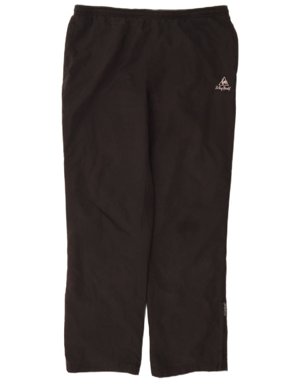 LE COQ SPORTIF Womens Tracksuit Trousers UK 12 Medium  Black Polyester