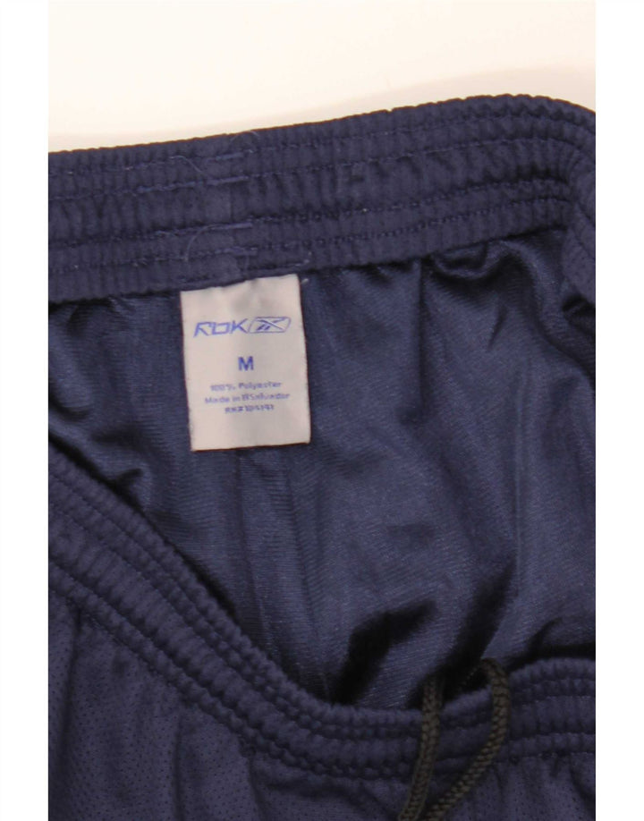 Reebok Mens Sport Shorts Medium Navy Blue Polyester