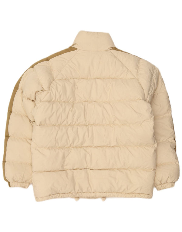 Fila Mens Loose Fit Padded Jacket IT 50 Medium Beige Colourblock Sports