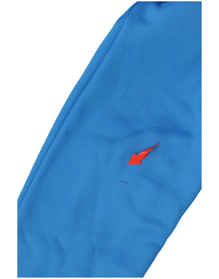 ADIDAS Womens Climawarm Zip Neck Sweatshirt Jumper UK 14 Medium Blue