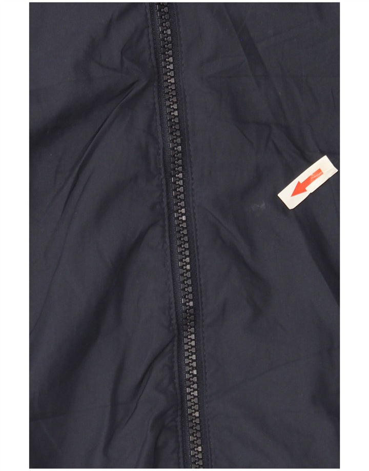 Adidas Womens Stella McCartney Oversized Rain Jacket UK 10 Small Navy Blue