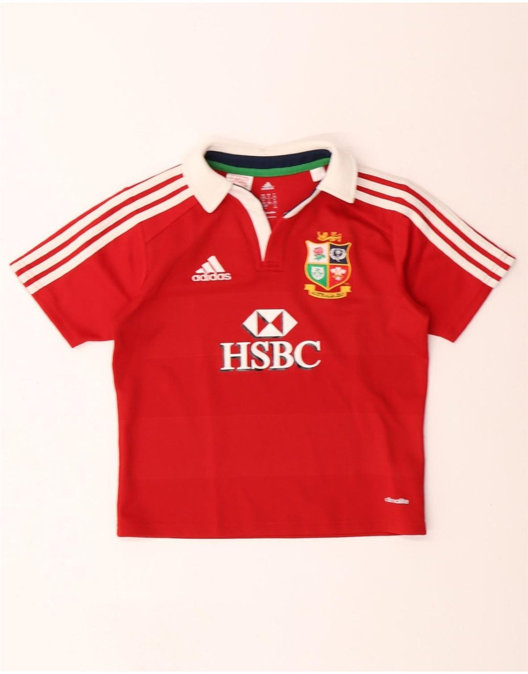 ADIDAS Boys Australia 2013 Graphic Polo Shirt 9-10 Years Red Polyester