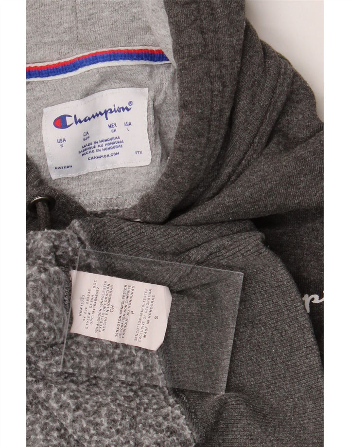 CHAMPION Mens Hoodie Jumper Small Grey Cotton Vintage Champion and Second-Hand Champion from Messina Hembry 