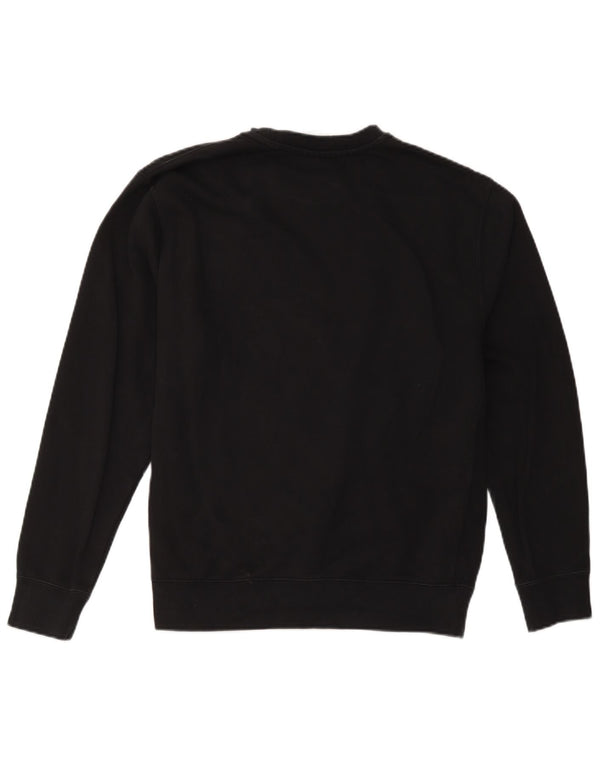 Nike Womens Sweatshirt Jumper UK 16 Large Black Cotton