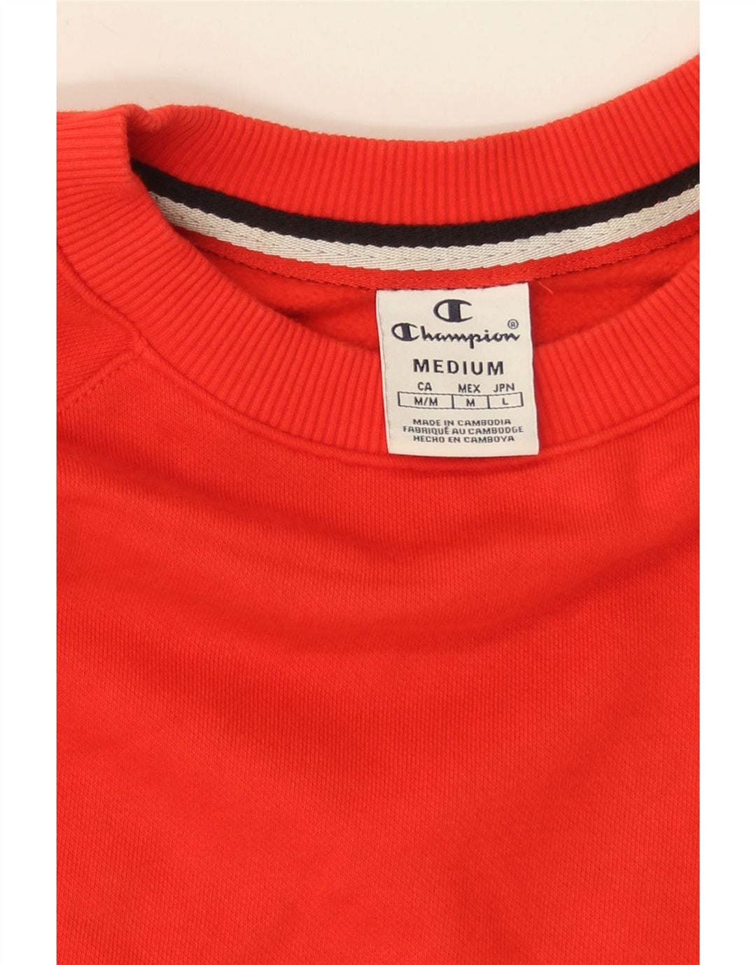CHAMPION Womens Graphic Sweatshirt Jumper UK 14 Medium Red Vintage Champion and Second-Hand Champion from Messina Hembry 