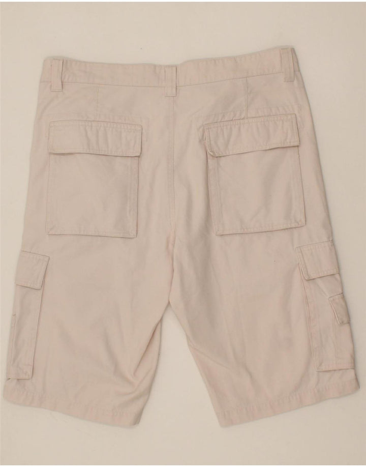 LOTTO Womens Cargo Shorts W34 Large White Cotton Vintage Lotto and Second-Hand Lotto from Messina Hembry 