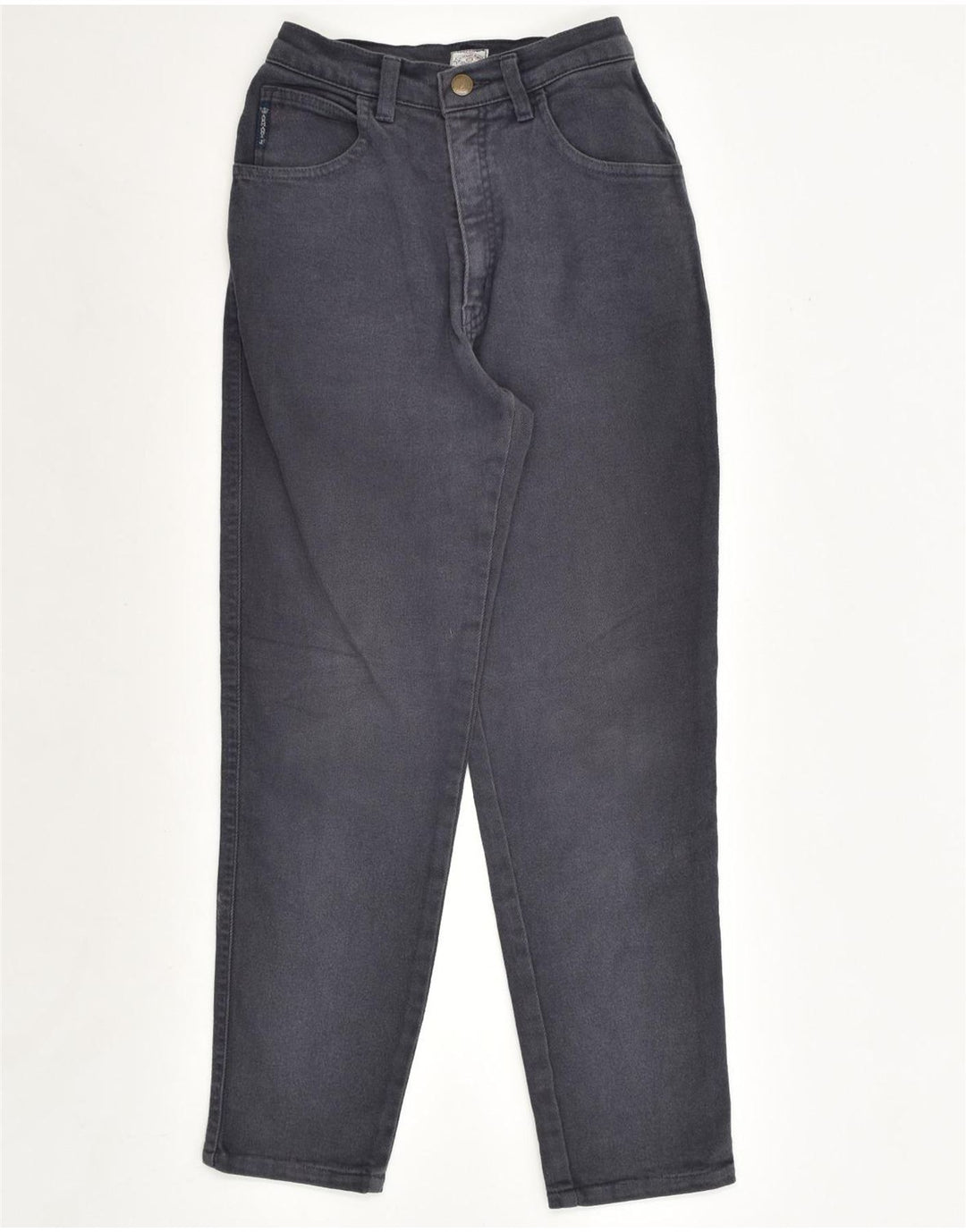 ARMANI Womens Tapered Jeans W27 L25 Navy Blue Cotton | Vintage Armani | Thrift | Second-Hand Armani | Used Clothing | Messina Hembry 