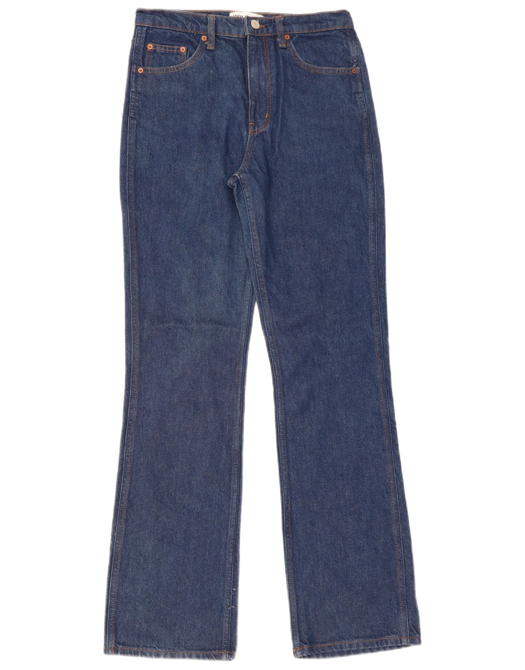 ZARA Womens Bootcut Jeans EU 38 Small W28 L34 Blue