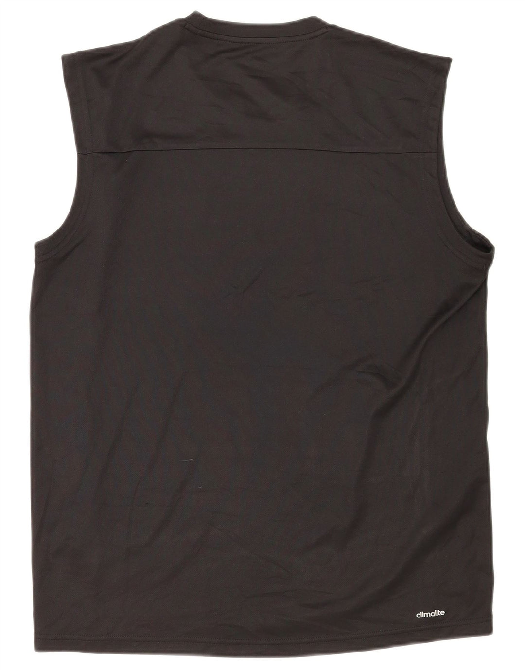 Adidas Mens Climalite Vest Top Large Black Polyester