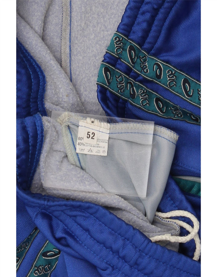 Asics Mens Tracksuit Trousers IT 52 Large Blue Polyester
