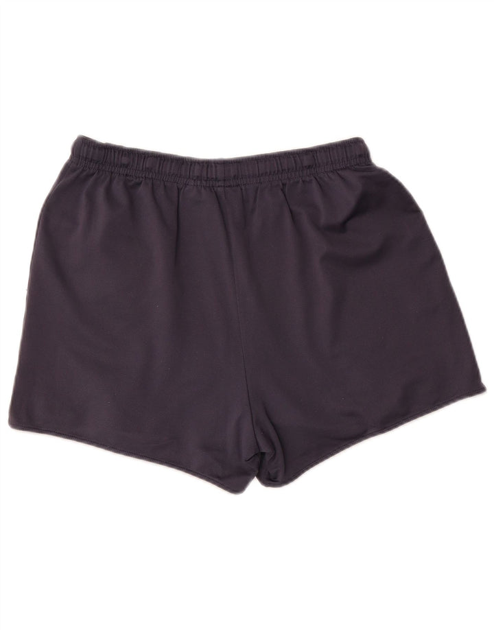 Nike Womens Sport Shorts US 4/6 Small  Navy Blue Polyester