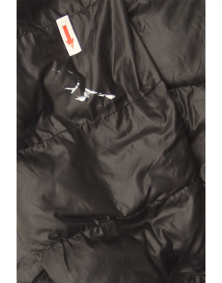 Barbour Womens Hooded Padded Jacket UK 16 Large Black Polyamide