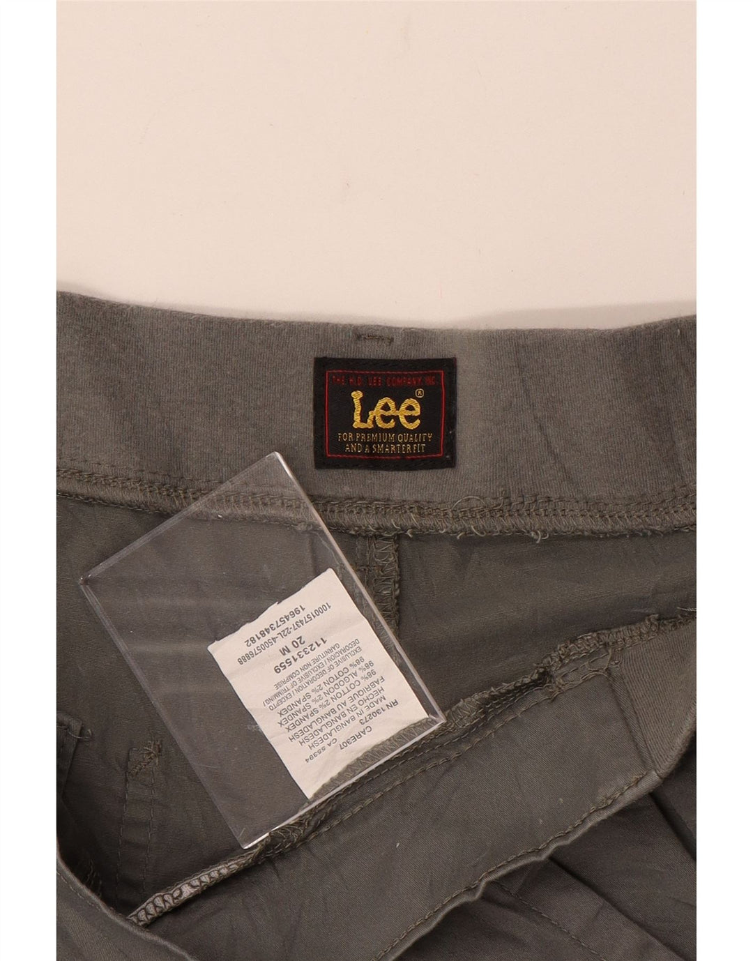 LEE Womens Chino Shorts US 20 3XL W40 Grey Cotton