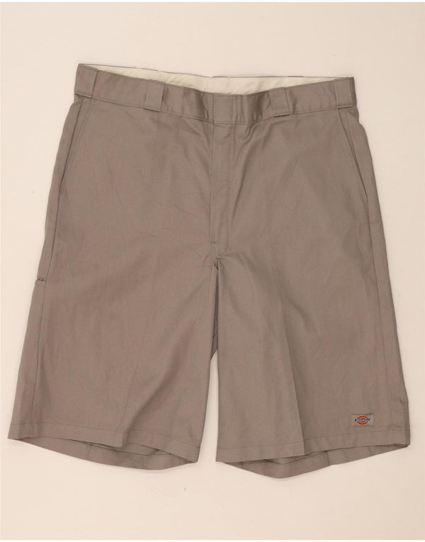 DICKIES Mens Chino Shorts W40 XL Grey Polyester