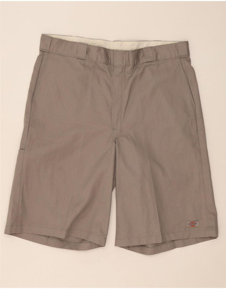 DICKIES Mens Chino Shorts W40 XL Grey Polyester
