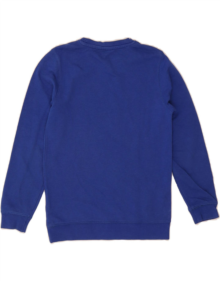 CHAMPION Boys Graphic Sweatshirt Jumper 9-10 Years Medium Blue Cotton Vintage Champion and Second-Hand Champion from Messina Hembry 