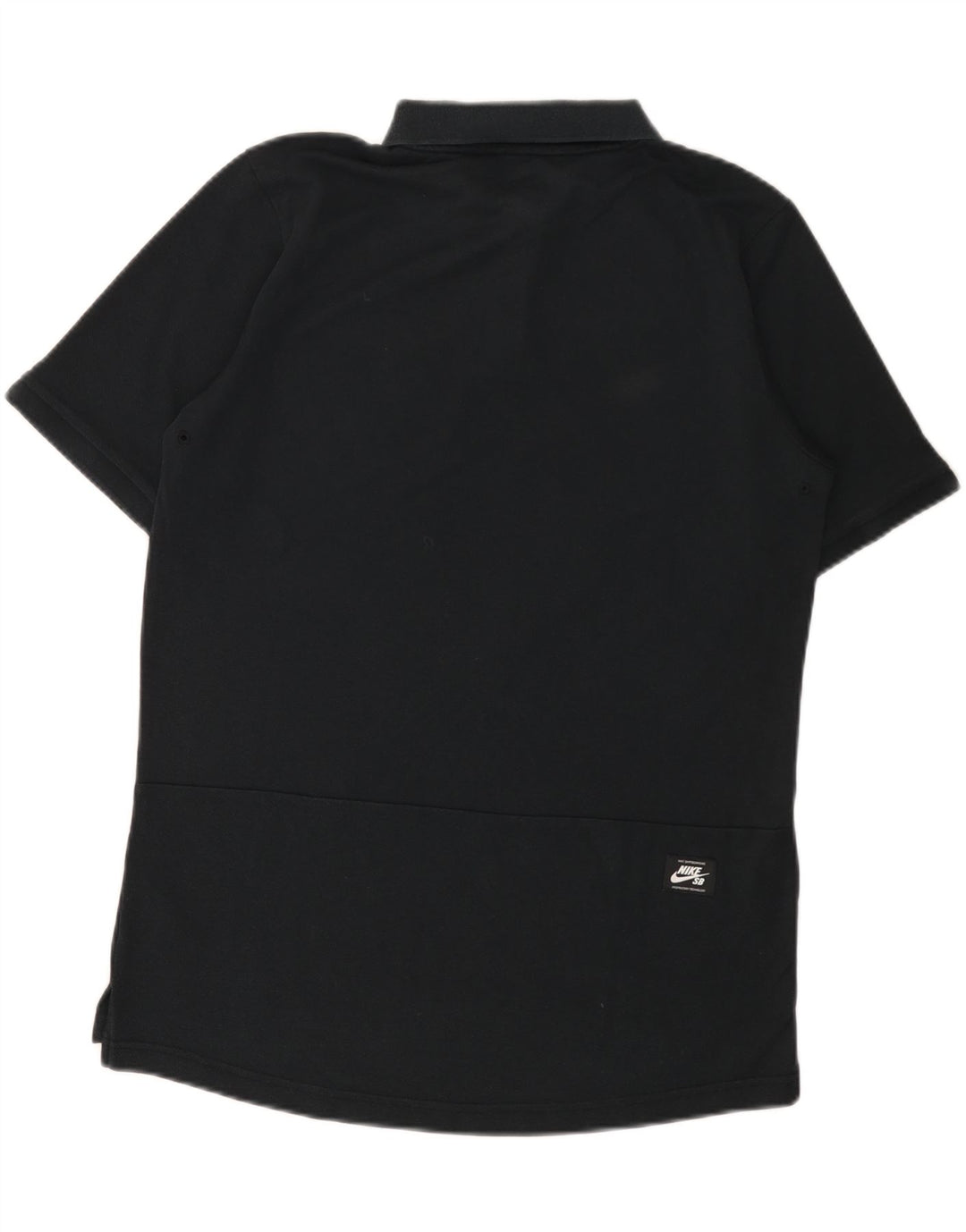 Nike Mens Dri Fit Polo Shirt Medium Black Cotton