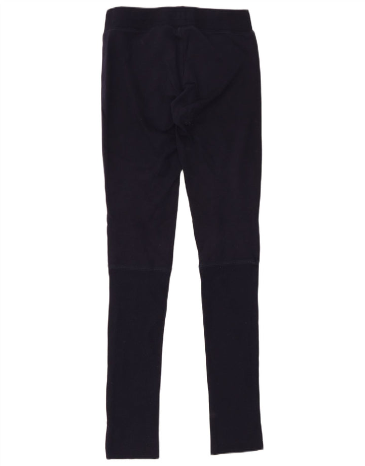PEPE JEANS Womens Tracksuit Trousers UK 14 Medium Navy Blue Cotton