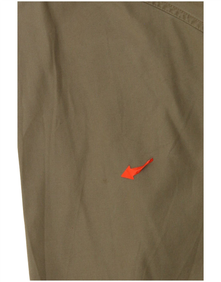 EDDIE BAUER Mens Tall Shirt Large Khaki Cotton