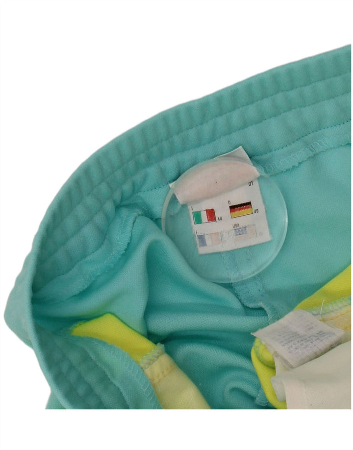 ELLESSE Womens Casual Shorts IT 44 Medium W32 Blue Colourblock Polyester