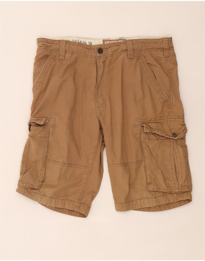 Fat Face Mens Cargo Shorts W34 Large Brown Cotton