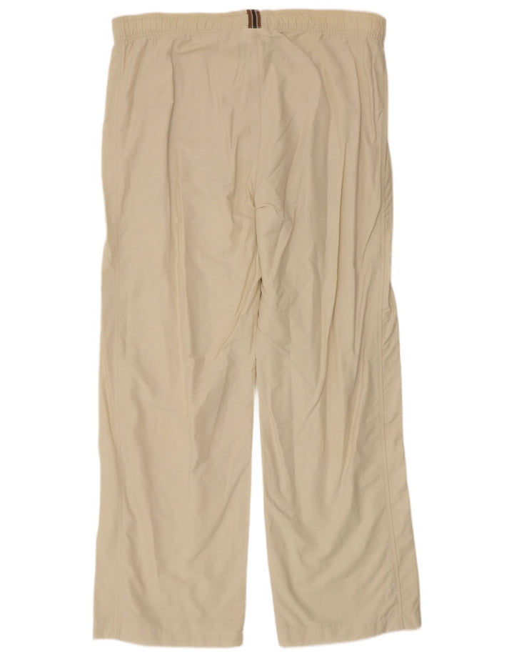 CHAMPION Mens Straight Casual Trousers Large W36 L29 Off White Cotton