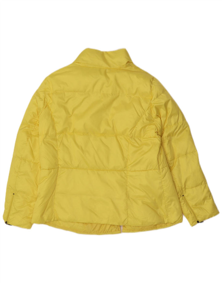MADELEINE Womens Padded Jacket UK 18 XL Yellow Polyester