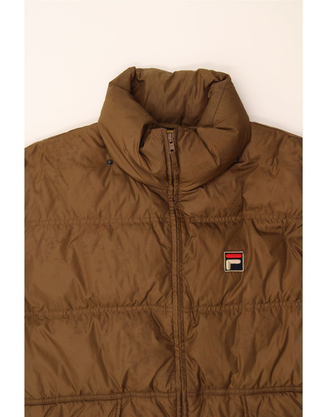 FILA Womens Padded Jacket IT 46 Large Brown Polyamide Vintage Fila and Second-Hand Fila from Messina Hembry 