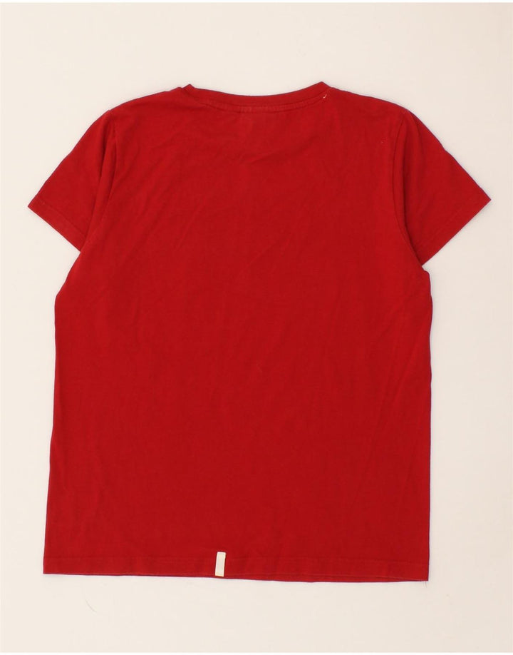 PUMA Womens Graphic T-Shirt Top UK 12 Medium Red Vintage Puma and Second-Hand Puma from Messina Hembry 
