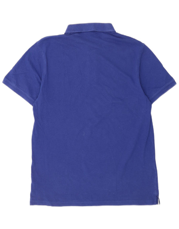 Gant Mens Polo Shirt Large Blue Cotton