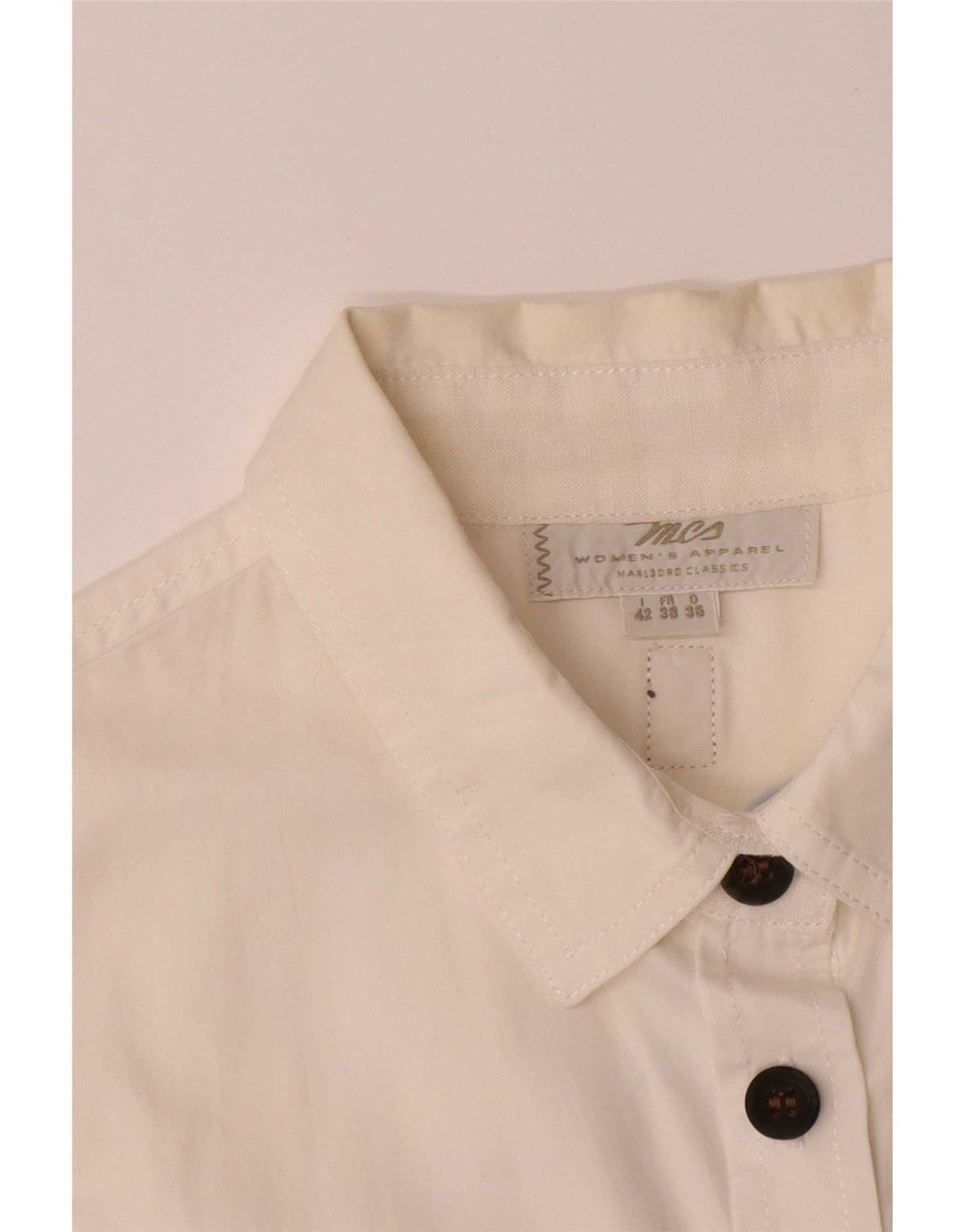 Marlboro Classics Womens Sleeveless Pullover Shirt Dress IT 42 Medium White
