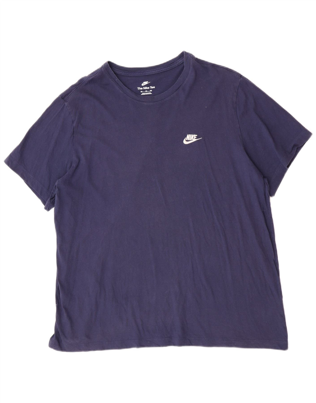 Nike Mens T-Shirt Top 2XL Navy Blue Cotton