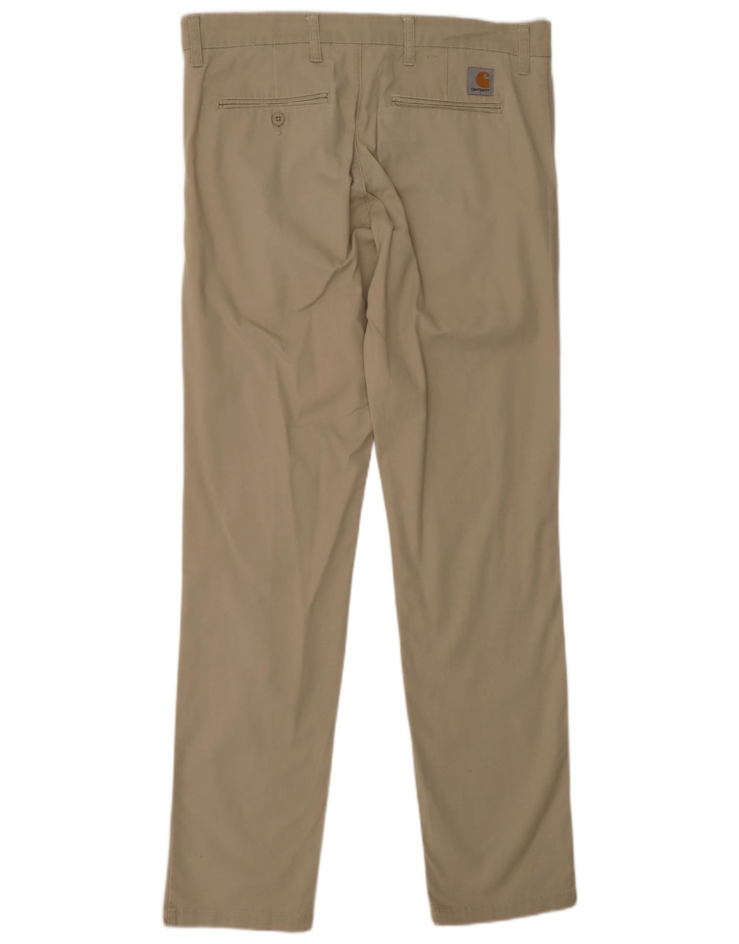 CARHARTT Mens Slim Chino Trousers W33 L34  Beige Cotton
